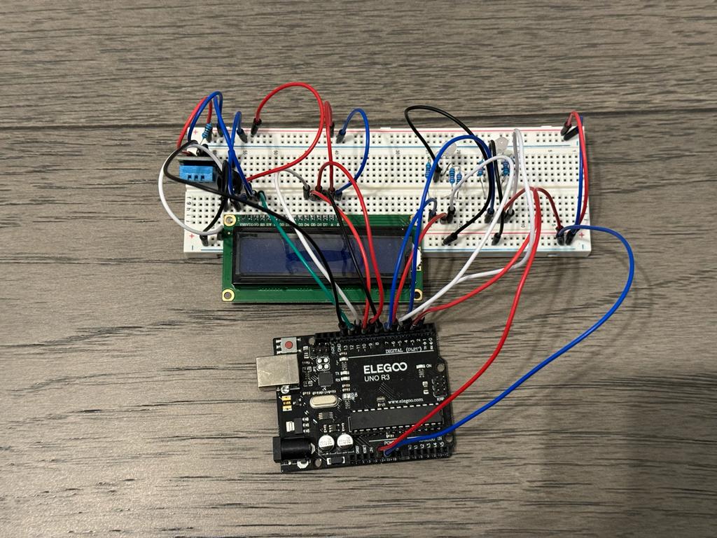 arduino temperature and humidity sensor project